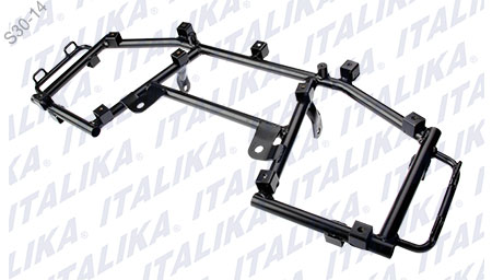 PARRILLA PORTAEQUIPAJE DEL NEGRO ATV250 CON REVERSA