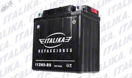 BATERIA 12N9 BS ITALIKA