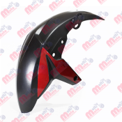 SALPICADERA DEL CON GUIA Y CALCOMANIA RED BAJAJ NS 200