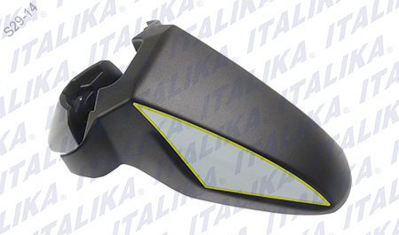 SALPICADERA DEL NEGRO BLANCO NEW WS150