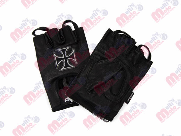 SET GUANTES CHOPPER CROSS NEGRO TALLA M RODA.