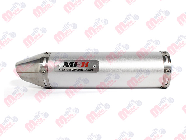 SILENCIADOR TIPO CONO PEQ 300MM CROMADO MEK