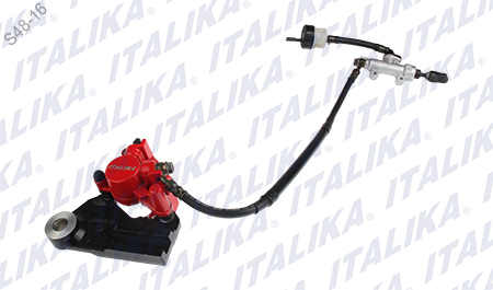 SISTEMA FRENO TRAS CALIPER ROJO CON LOGO VORT-X 300