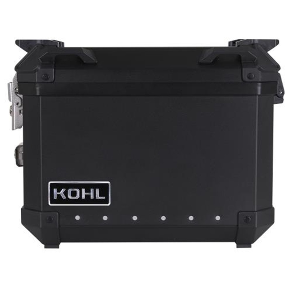 MALETA LATERAL KOHL DER KH4N.1 ALUMINIO NEGRO 28 LTS