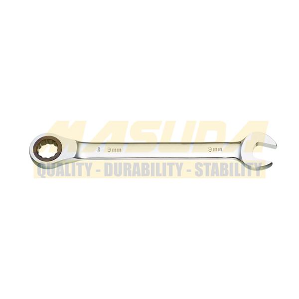 LLAVE COMBINADA CON MATRACA 9X9MM