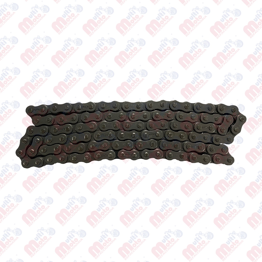 CADENA 428H-108L REFORZADA COLOR GRIS MEK