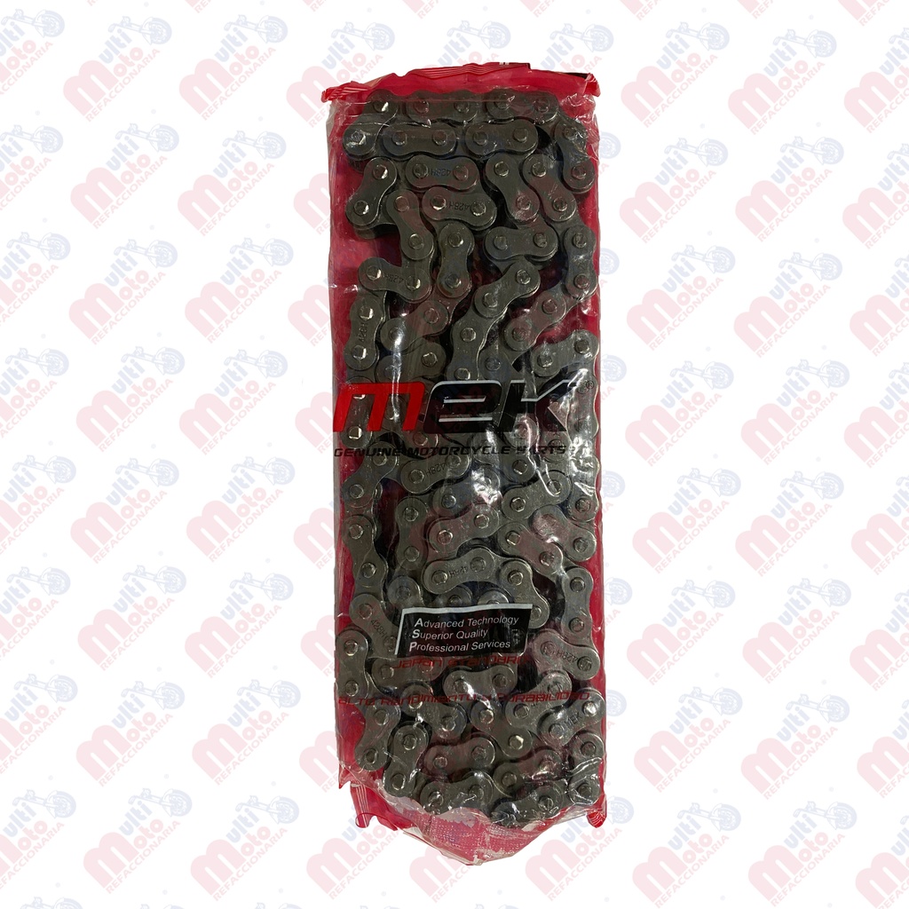 CADENA 428H-126L REFORZADA COLOR GRIS MEK