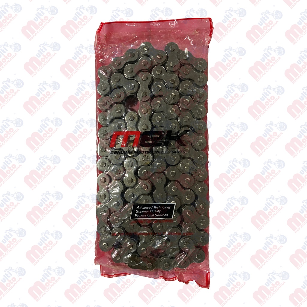 CADENA 520H-108L REFORZADA COLOR GRIS MEK