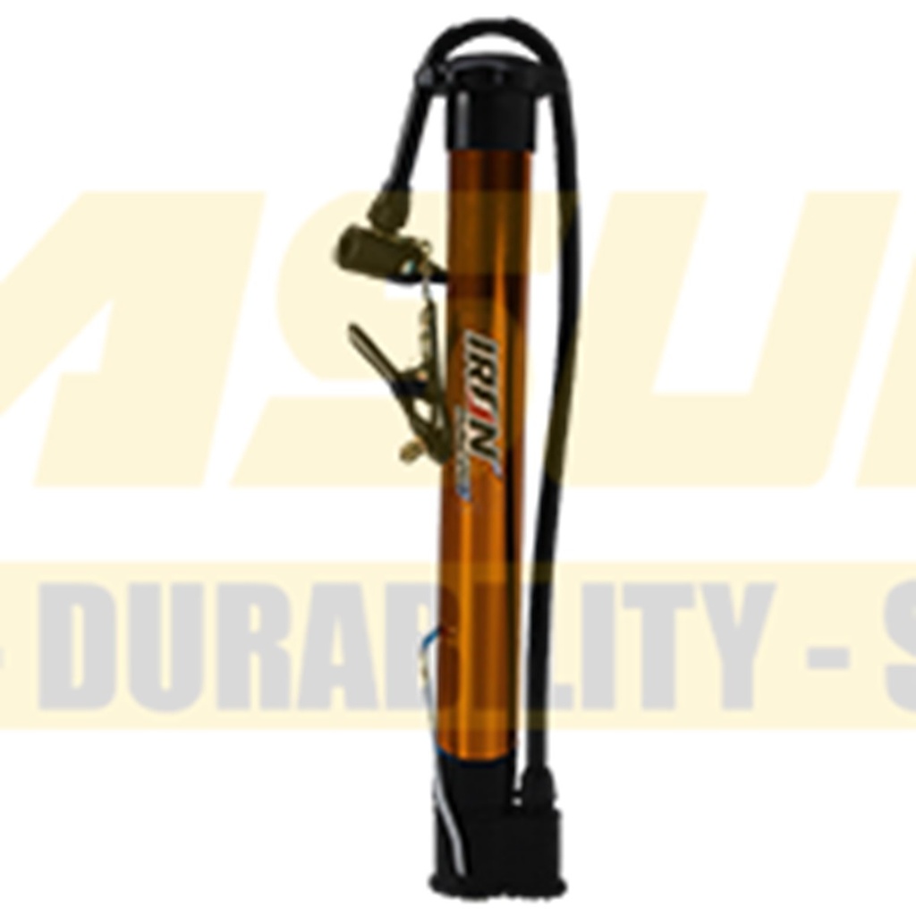 BOMBA DE AIRE PORTATIL ALUMINIO 30*320MM AMARILLO