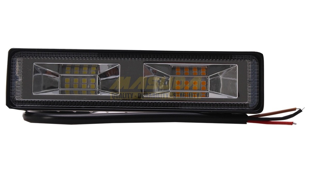 FARO AUXILIAR HYPER LEDS IR-1609 9-80V 6W 12LED 1800LM BI-COLOR BLANCO/AMARILLO