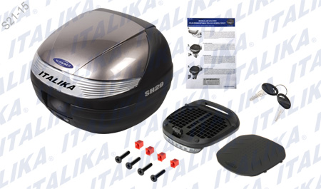 CAJA PORTAOBJETOS GRAFITO BRILLANTE GSC150