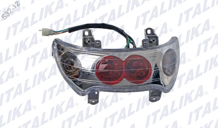 CALAVERA TRASERA CITY 125 MOD NVO ITALIKA       (E3-B7)