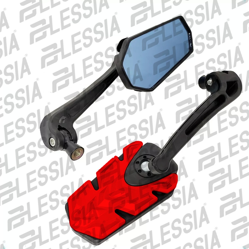 ESPEJOS ALIEN NEGRO / ROJO