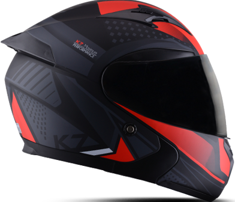 CASCO ABATIBLE PILOT  K-7   ROJO   XL