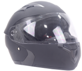CASCO ABATIBLE PILOT NEGRO MATE   XL