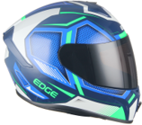 CASCO INTEGRAL ZOOM BERLIN AZUL/BLANCO BRILLANTE TALLA  XXL VISOR DARK LIGHT