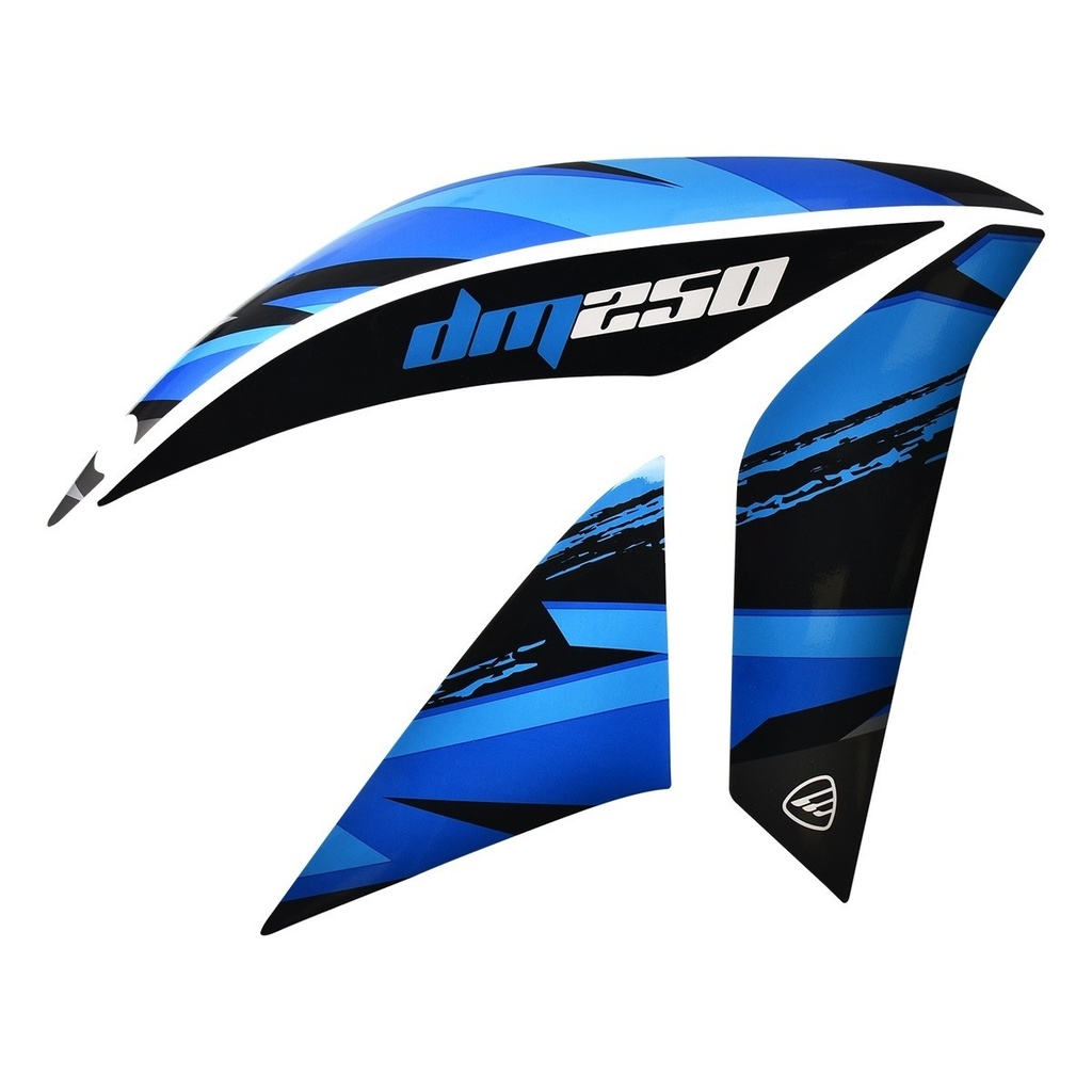 JGO ETIQUETAS CUBIERTA TANQUE DER DM250