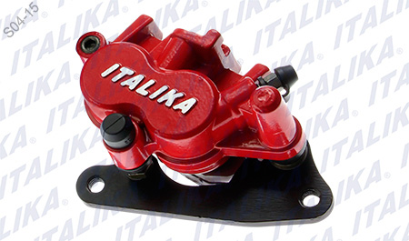 CALIPER ROJO CON LOGO ITALIKA AT 110 RT LED