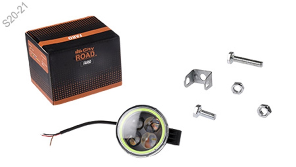 FARO 4 LEDS LUZ VERDE