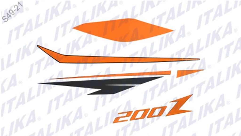 ETIQUETA CUBIERTA TRAS DER 200Z