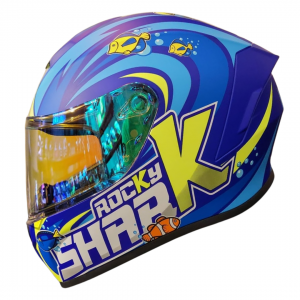 CASCO INTEGRAL EDGE SHARK  AMARILLO MATE    L