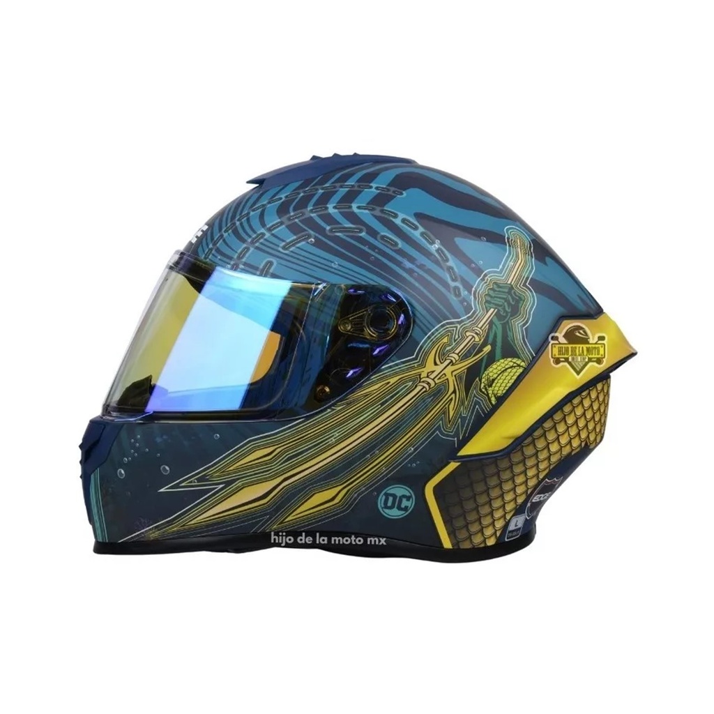 CASCO INTEGRAL DC AQUAMAN    MATE  L