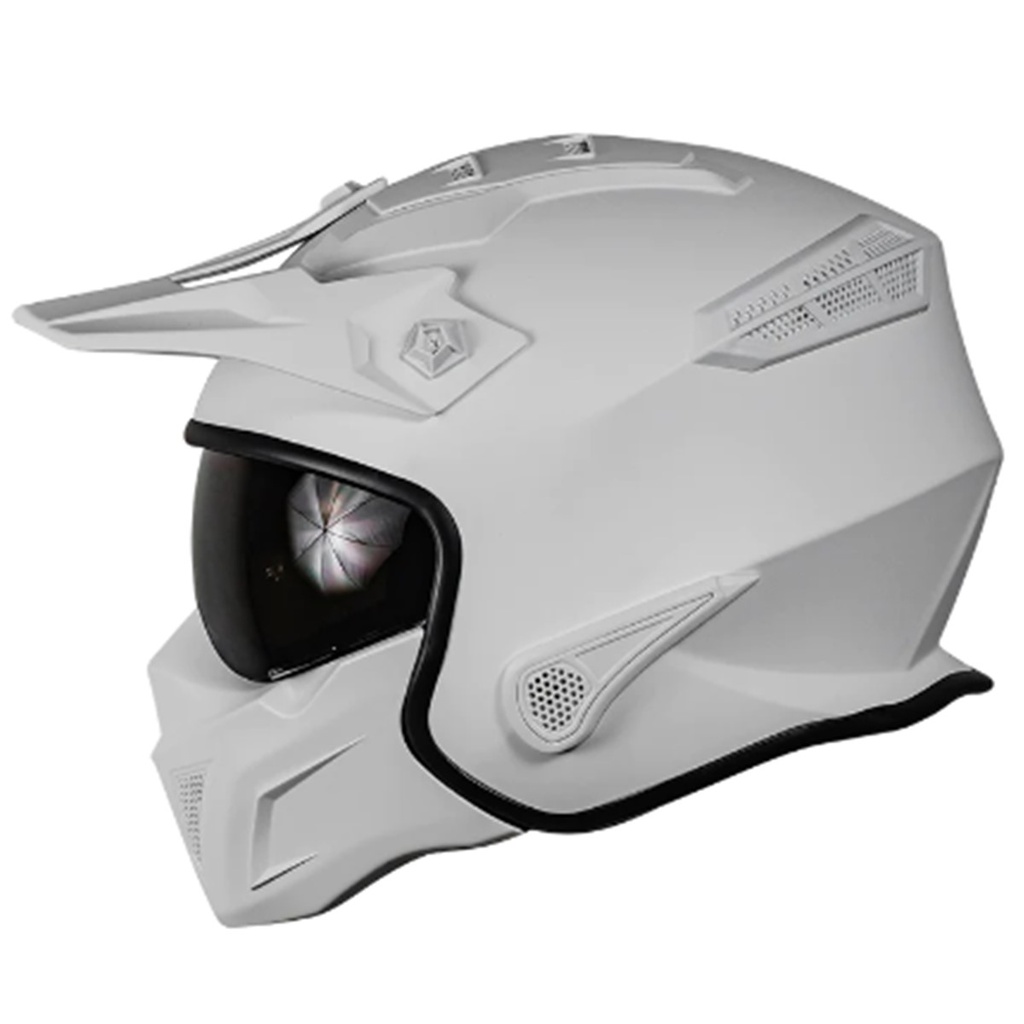 KOV CASCO ROCK-O SOLIDO BLANCO XXL
