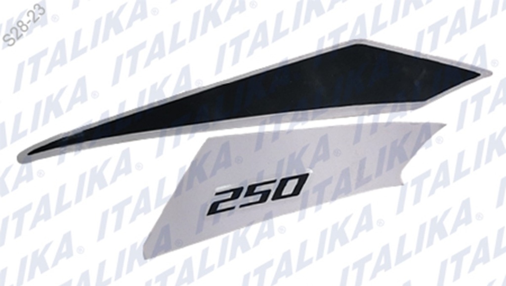ETIQUETA CUBIERTA TANQUE DER 250Z