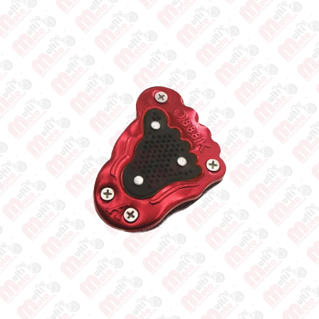 PEDAL DE FRENO CON HUELLA ROJO/NEGRO