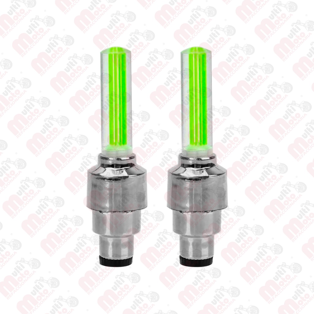 tapa de valvula con luz verde