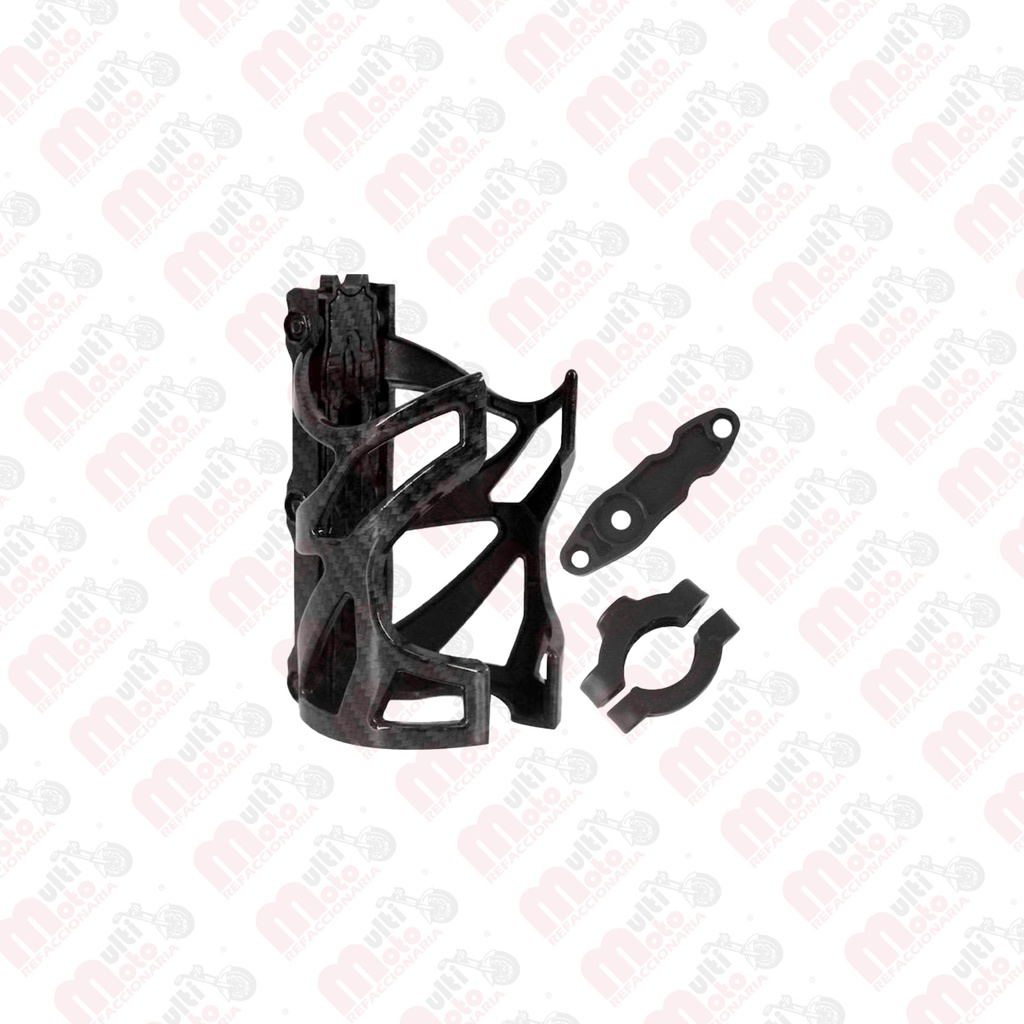 Porta vaso fibra de carbon base manubrio