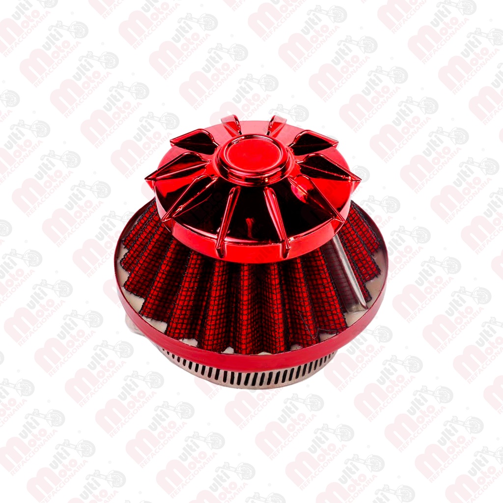 Filtro Aire de Alto Flujo 35MM/48MM Rojo