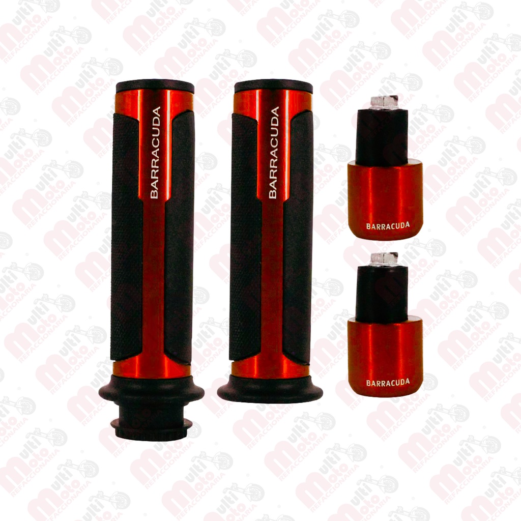 Puños de aluminio barracuda naranja