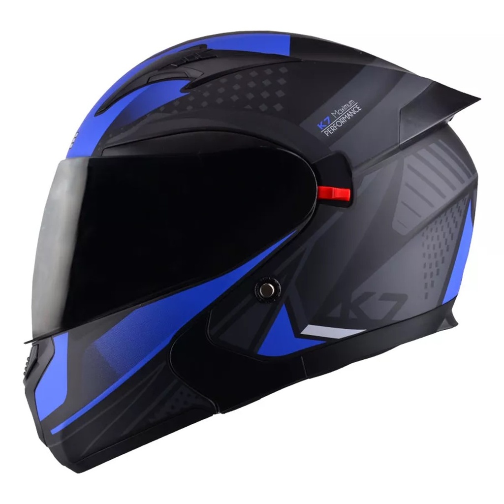 CASCO ABATIBLE PILOT  K-7   AZUL   M
