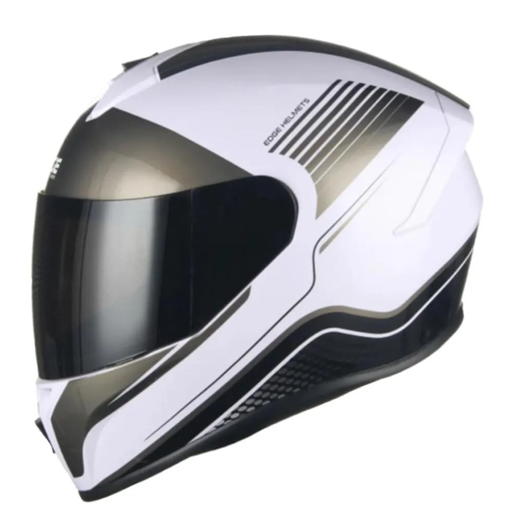 CASCO INTEGRAL  ZOOM BLANCO BRILLANTE TALLA L VISOR DARK LIGHT