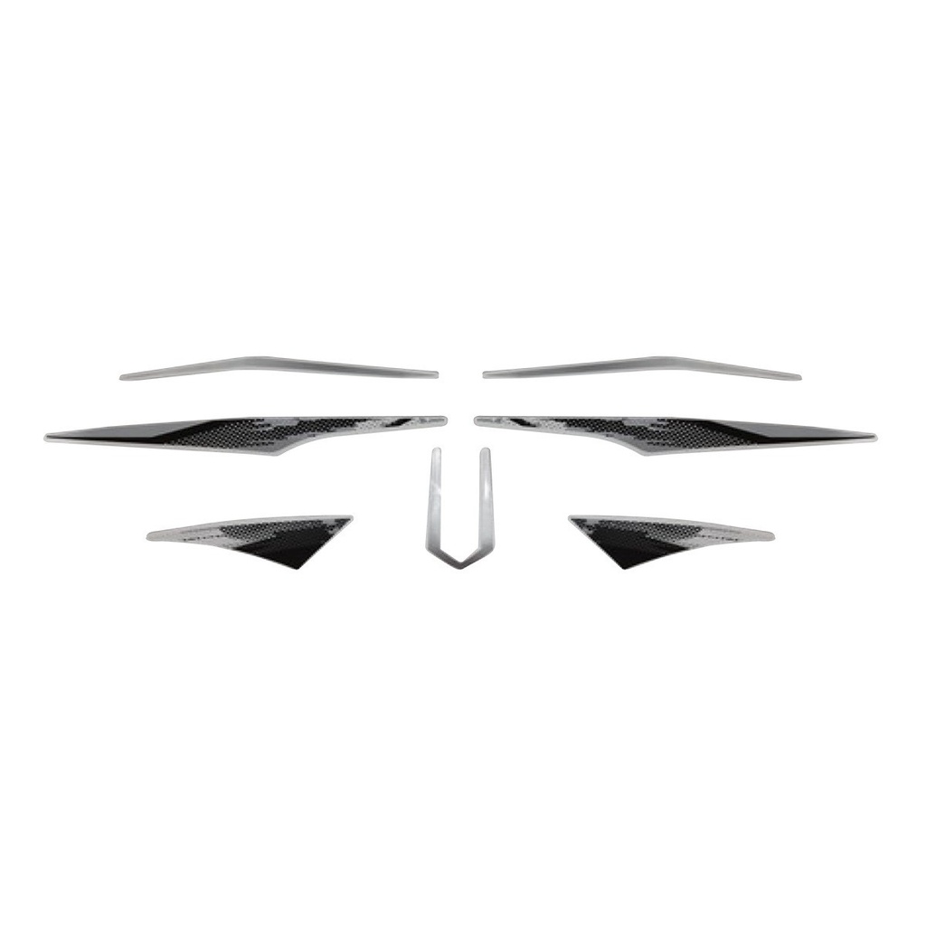 JUEGO ETIQUETAS SALPICADERA DEL, DM250X