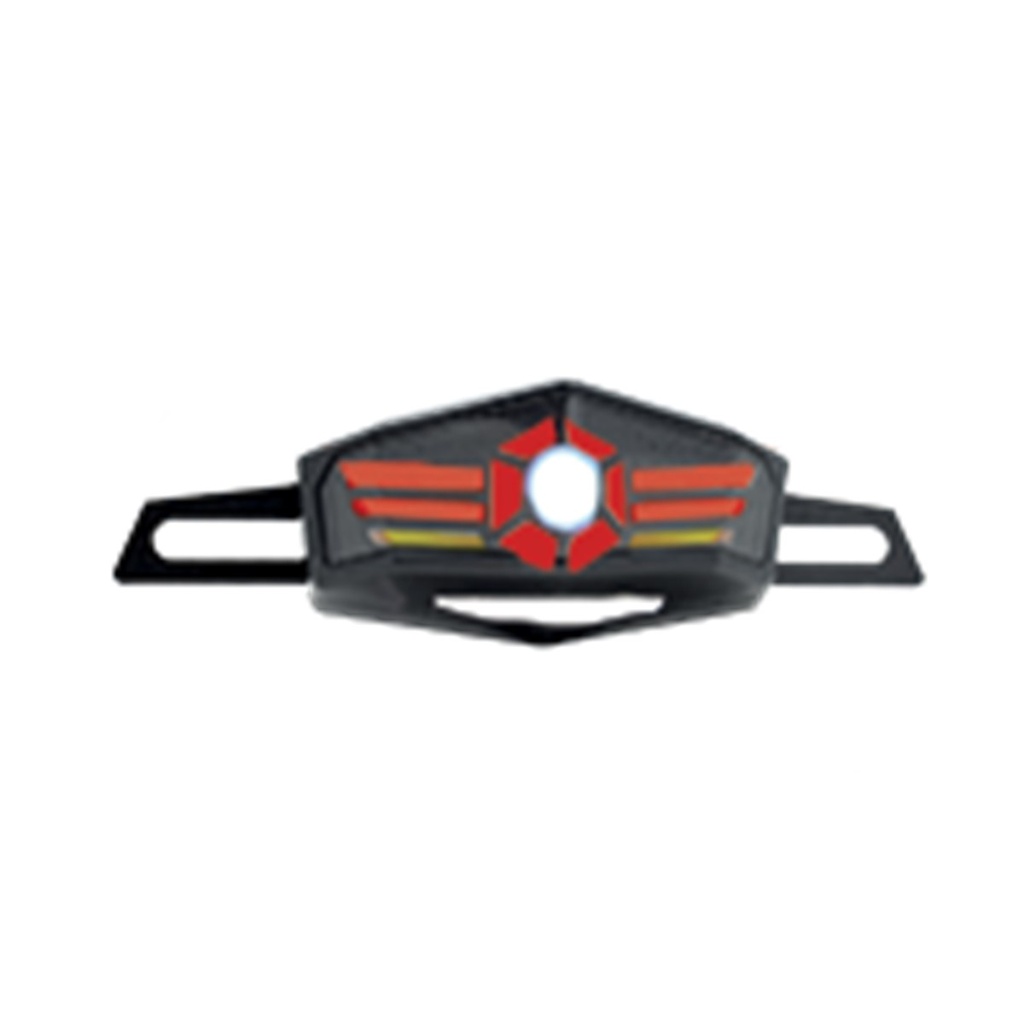 CALAVERA STOP NEON PREMIUM (AMARILLO-ROJO)