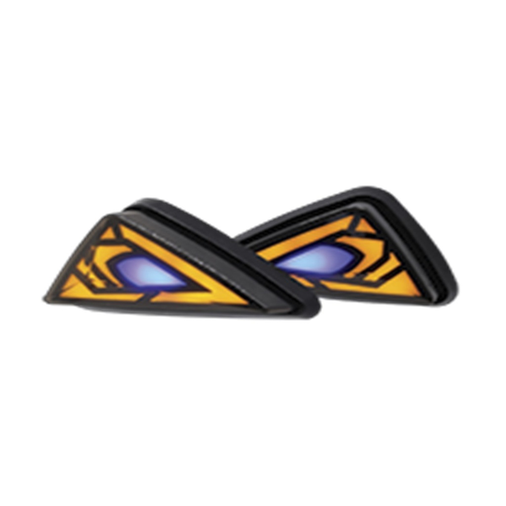  DIRECCIONAL LED NEON TIPO ESPACIAL UNIVERSAL (AMARILLO-AZUL)