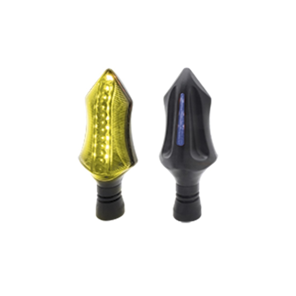 DIRECCIONAL LED SECUENCIAL TIPO DEPORTIVA UNIVERSAL (AMARILLO-AZUL)