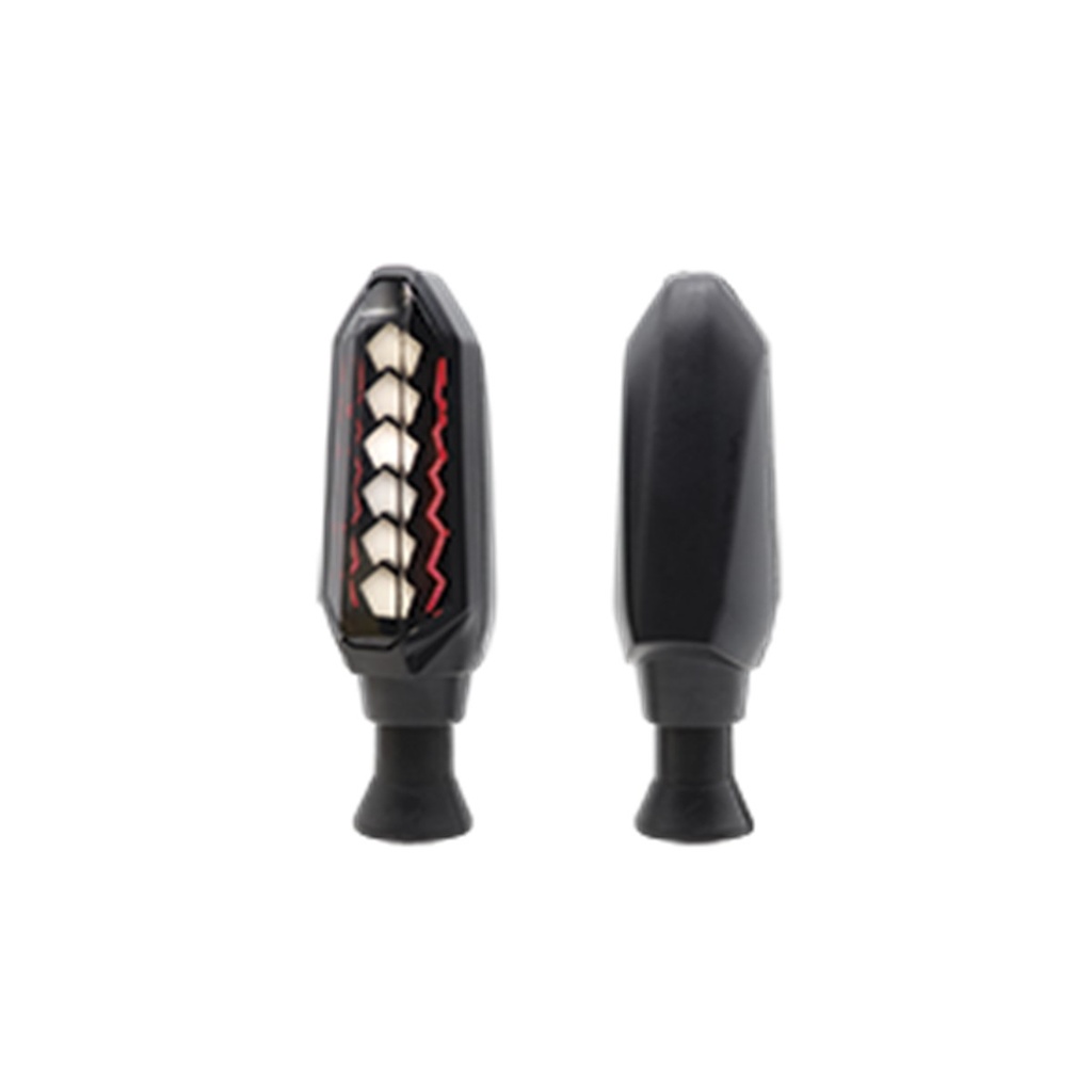 DIRECCIONAL LED BI-COLOR SECUENCIAL UNIVERSAL (AMARILLO-AZUL)
