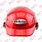 CASCO 1/2 CACHUCHA ABS DE ALTO IMPACTO CALIDAD ISO MSD-301 ROJO