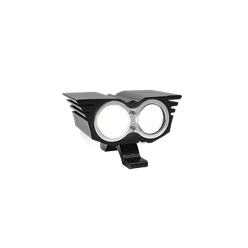 FARO AUXILIAR LED TIPO HALCON 2 LED CON LUZ BLANCA ALTA, BAJA Y ESTROBO