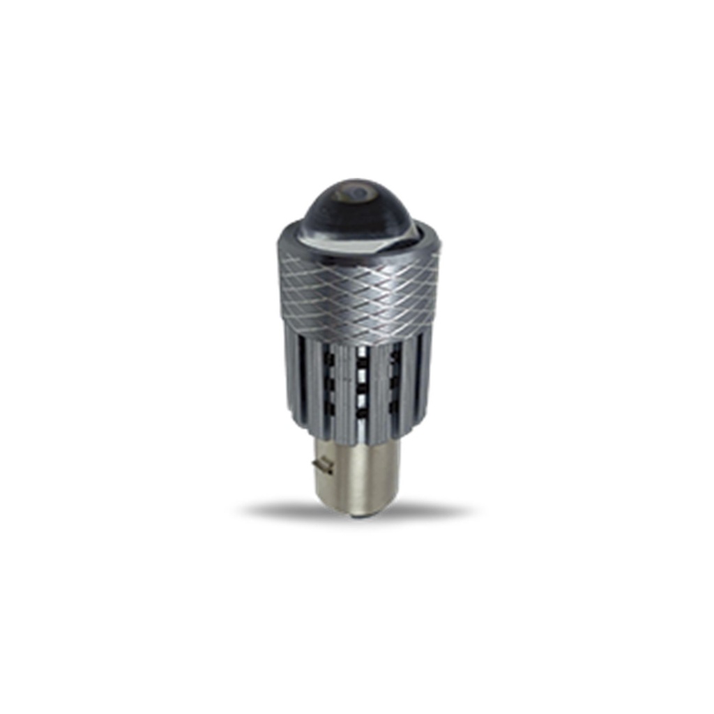FOCO DE FARO LED MEDIA VUELTA CON LUPA PENETRACION 2 COLORES BLANCO AMARILLO