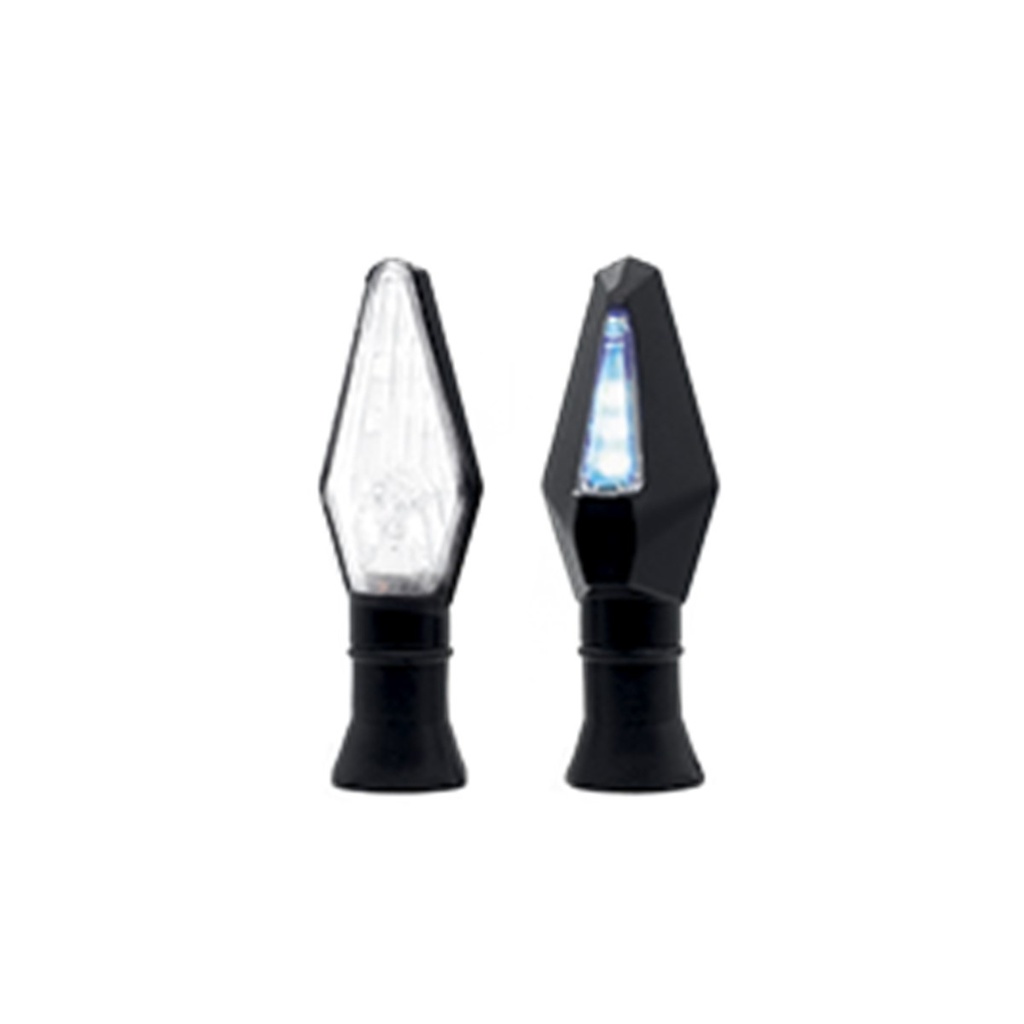 DIRECCIONAL LED DUO TIPO ROMBO BLANCO UNIVERSAL