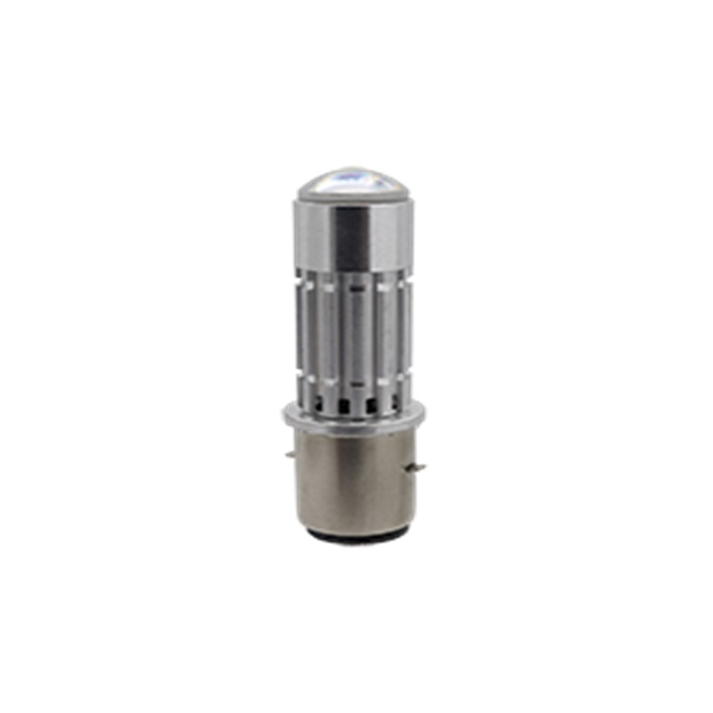 FOCO DE FARO LED CON LUPA MEDIA VUELTA 2 COLORES AMAR-BLANCO
