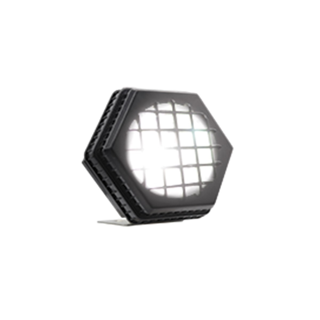 FARO CON REJILLAS LED LUZ BLANCA ALTA, BAJA Y ESTROBO