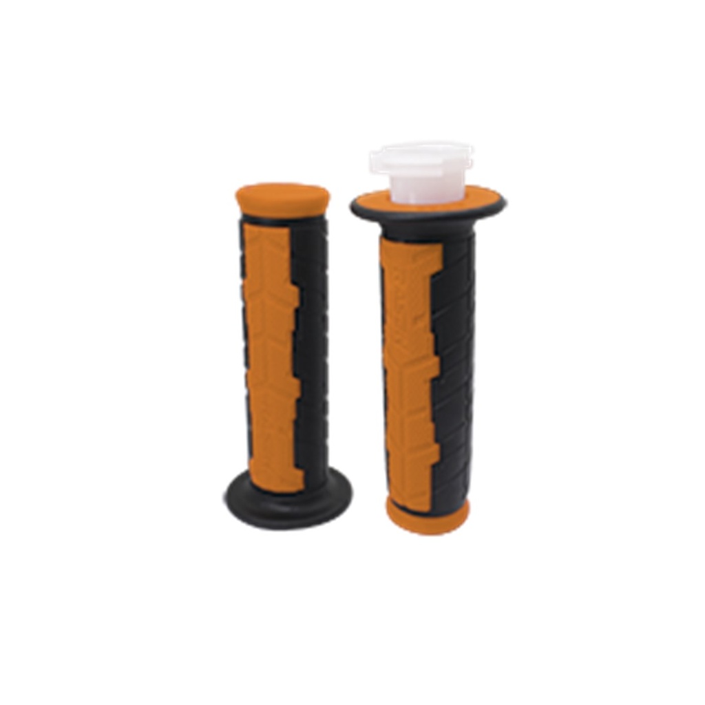PUÑO DE CAUCHO TIPO NAKED NEGRO CON NARANJA