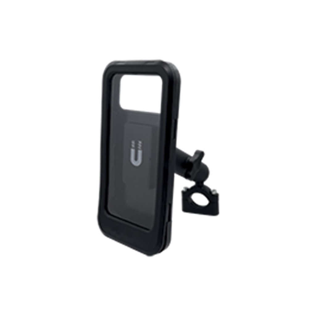 SOPORTE PARA CELULAR UNIVERSAL IMPERMEABLE SIN CARGADOR PARA ESPEJO Y MANUBRIO