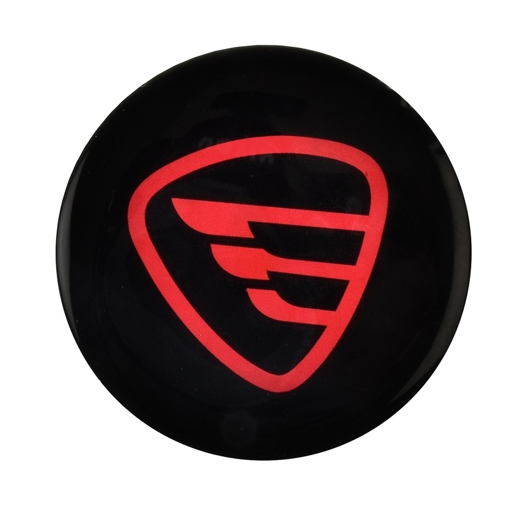 LOGO CIRCULAR DER NEGRO ROJO