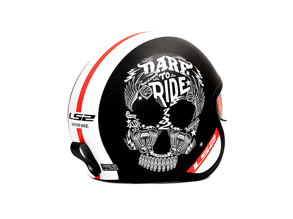 CASCO ABIERTO LS2 SPITFIRE INKY M NGO/MATE/BCO OF599